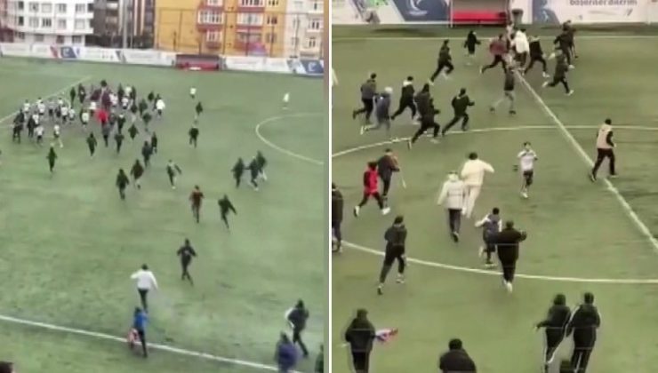 Güngören’de taraflar sahaya girdi: 13 yaşındaki çocuklar darbedildi