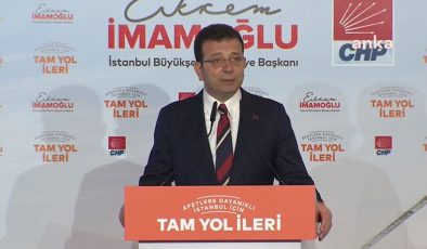 Ekrem İmamoğlu, İstanbul için 10 maddelik afet planını açıkladı: İktidara ‘proje’ göndermesi