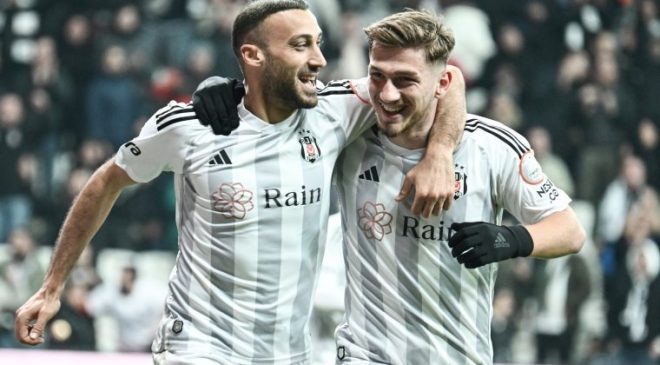 Beşiktaş 3 puanı 2 golle aldı: Beşiktaş 2-0 Konyaspor