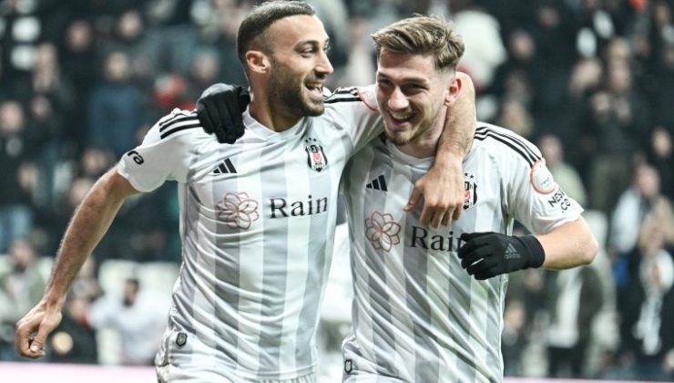 Beşiktaş 3 puanı 2 golle aldı: Beşiktaş 2-0 Konyaspor