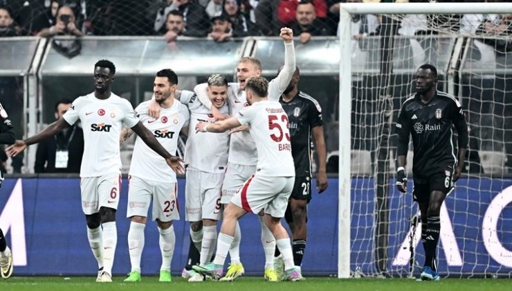 Derbiden lider döndü: Galatasaray, Beşiktaş’ı tek golle geçti! Beşiktaş 0-1 Galatasaray