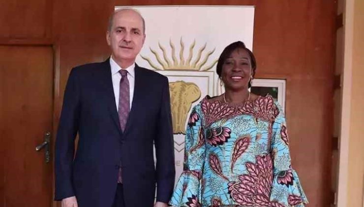 TBMM Başkanı Kurtulmuş, Fildişi Sahili Senato Başkanı Camara ile görüştü