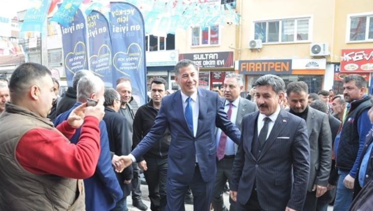 Cumhur’un ‘eleman’ı Sinan Oğan, İYİ Parti adayına destek için sahada!