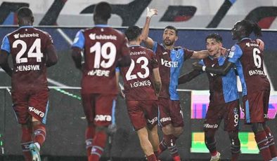 Karadeniz’de gol yağmuru! Trabzonspor’dan harika geri dönüş! Trabzonspor 5-1 Fatih Karagümrük