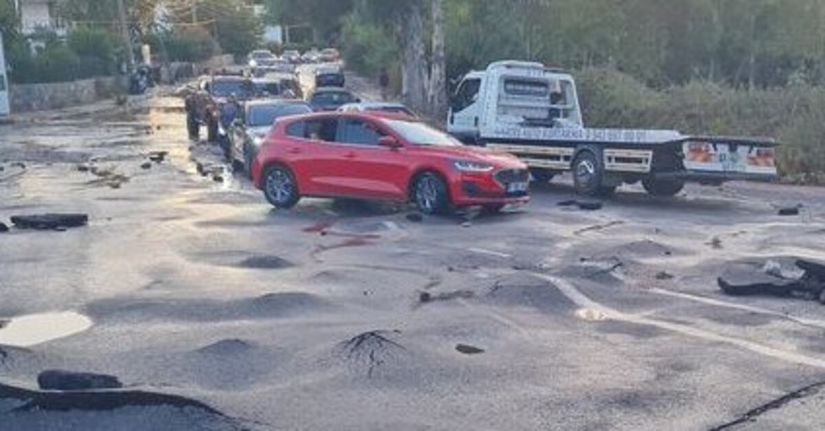 Bodrum’da ana su isale hattında patlama