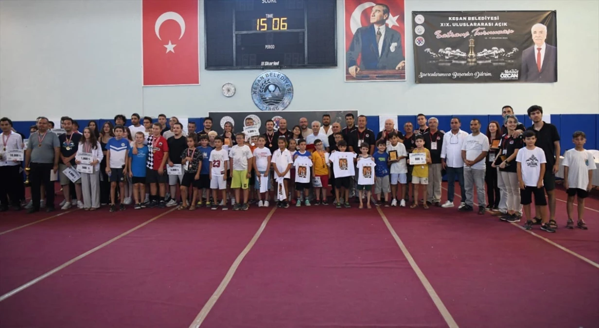 Edirne’de 19. Uluslararası Açık Satranç Turnuvası Sona Erdi