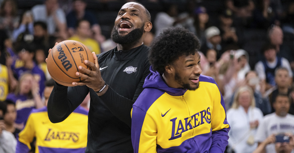 LeBron ve Bronny James, NBA’de tarihe geçti!