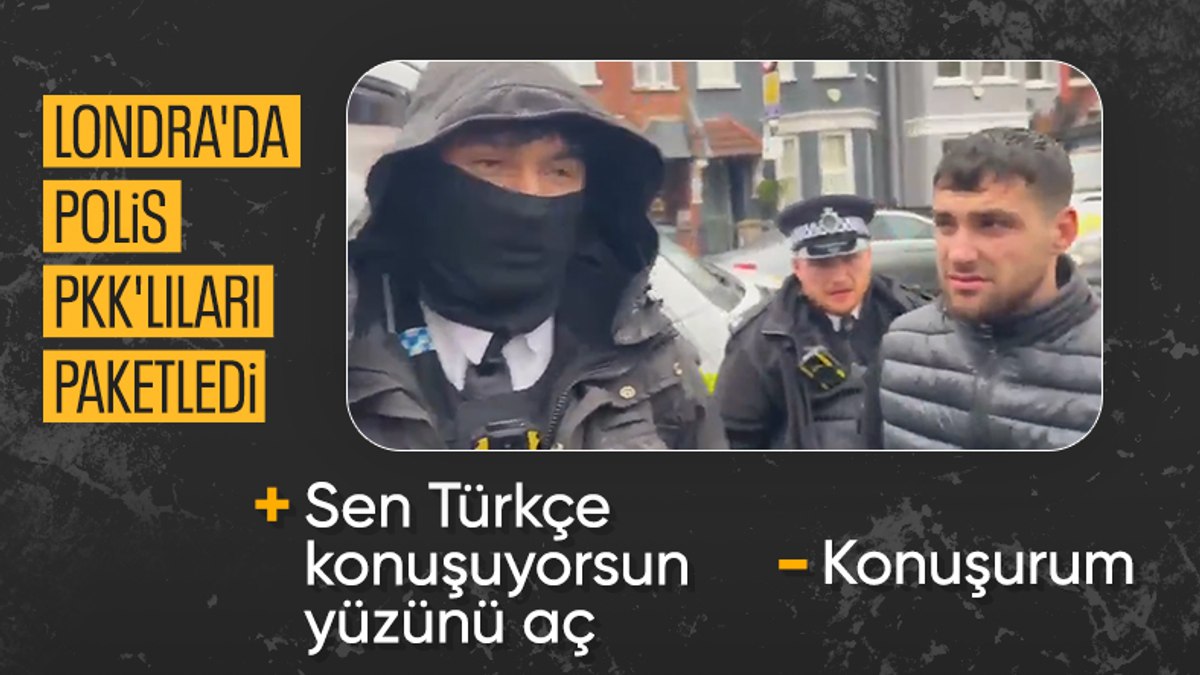 İngiltere’de PKK yandaşları Türk kökenli polisin ‘Türkçe’ konuşmasından rahatsız oldu